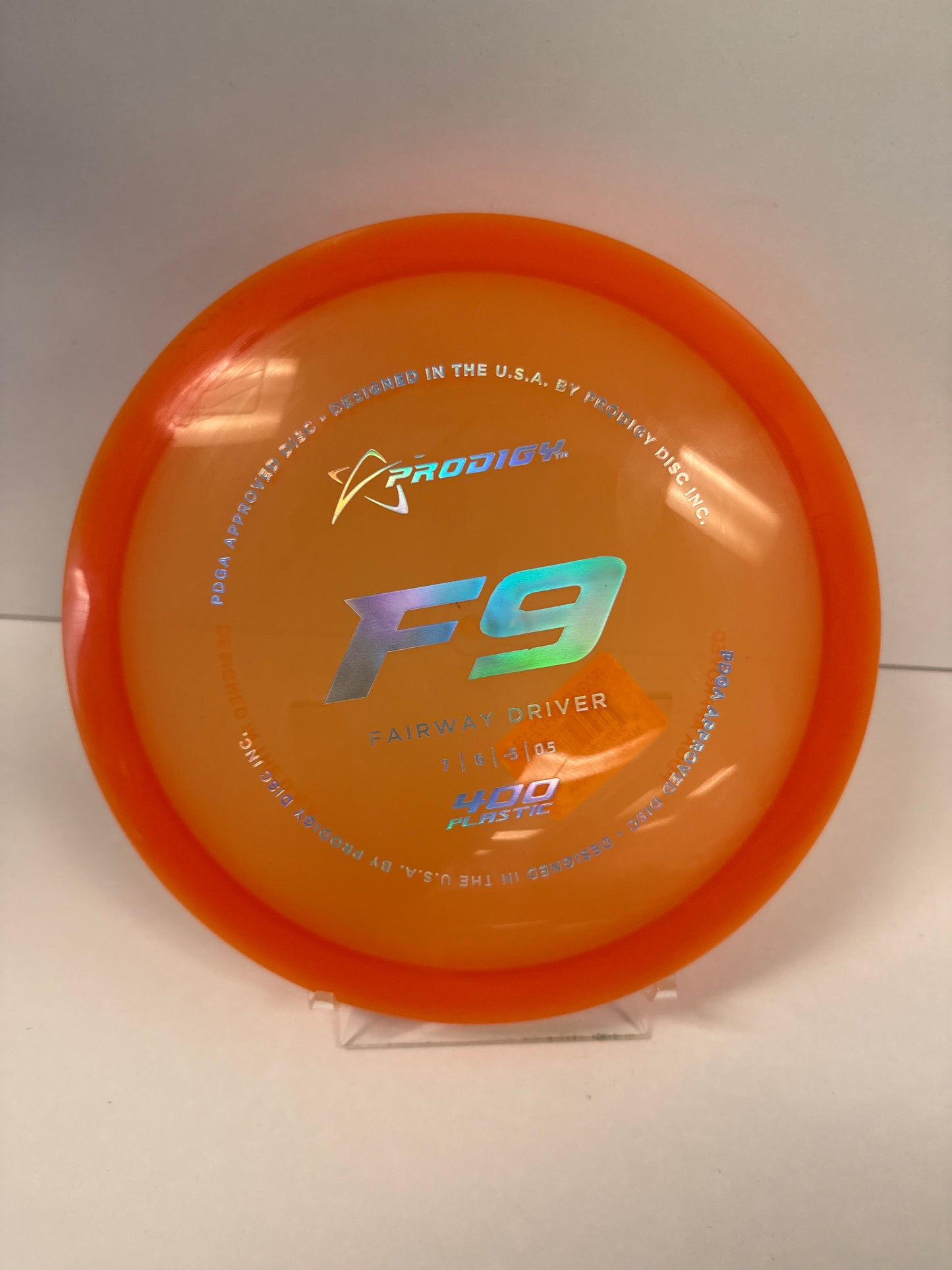 Prodigy F9 400 plastic