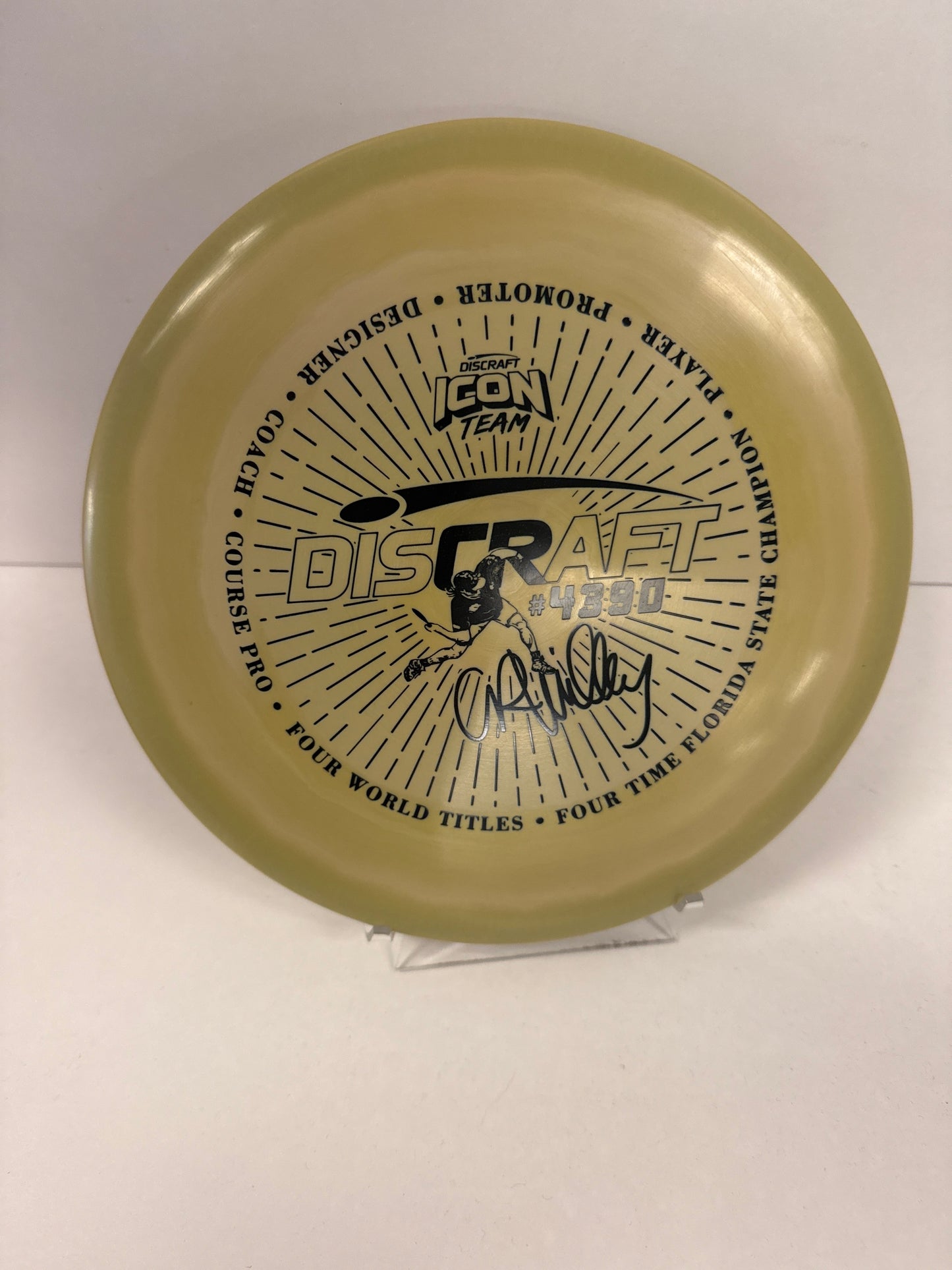 Discraft CR Willey Tour Series Icon Team Stamped ESP Buzz