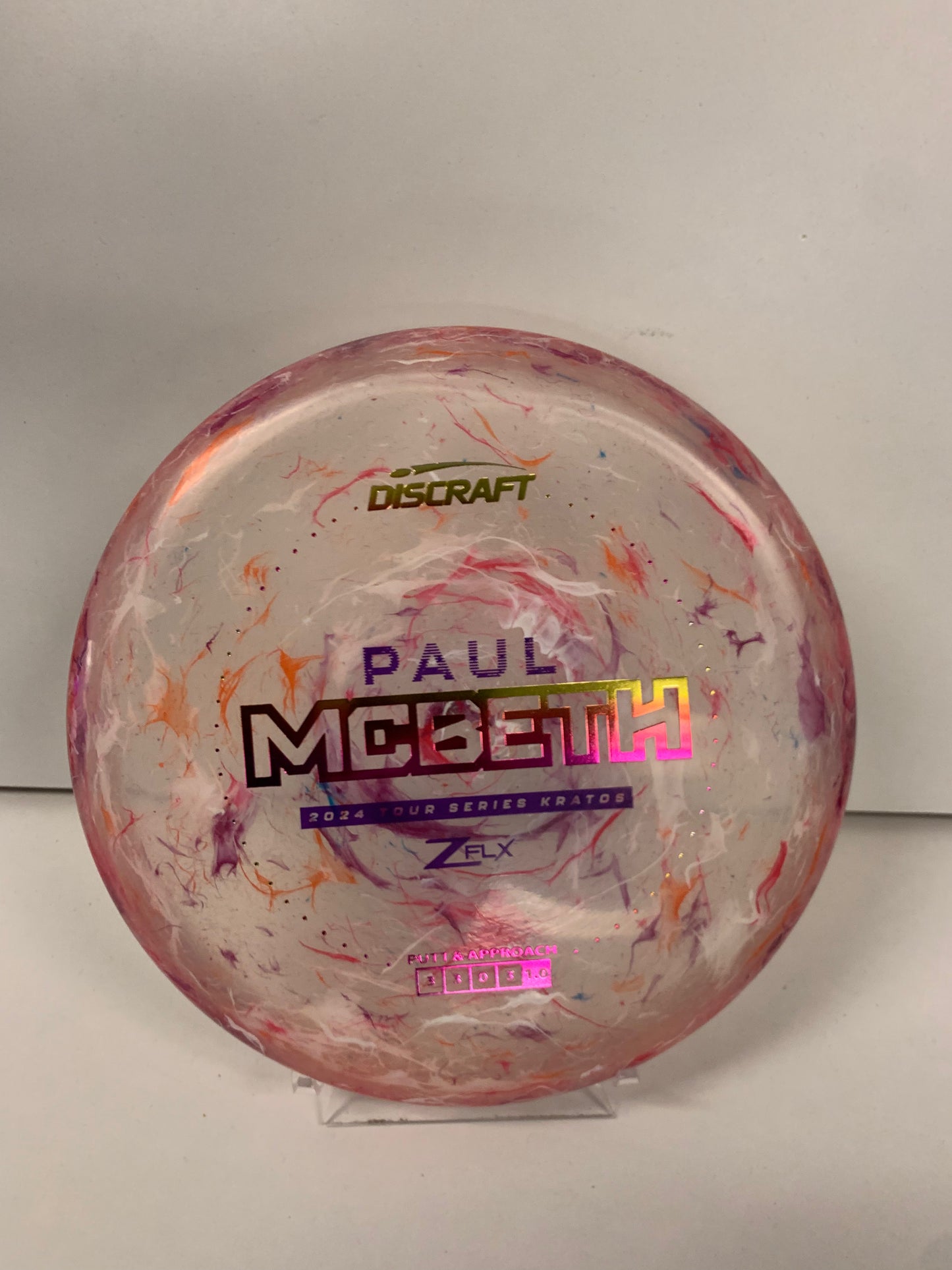 Discraft Jawbreaker ZFlex Paul McBeth Tour Series Kratos