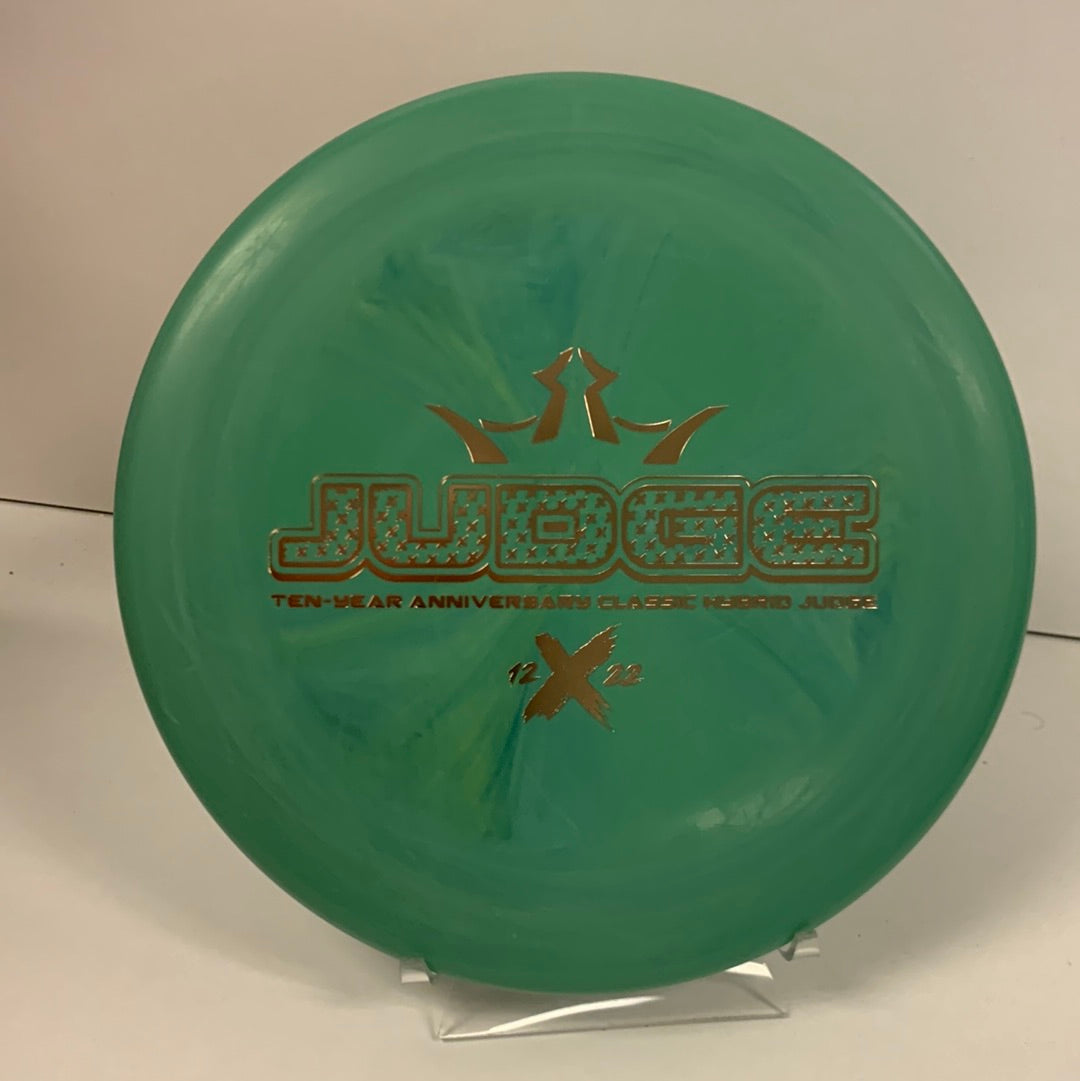 Dynamic Discs Classic Hybrid Judge 10 yr anniversary