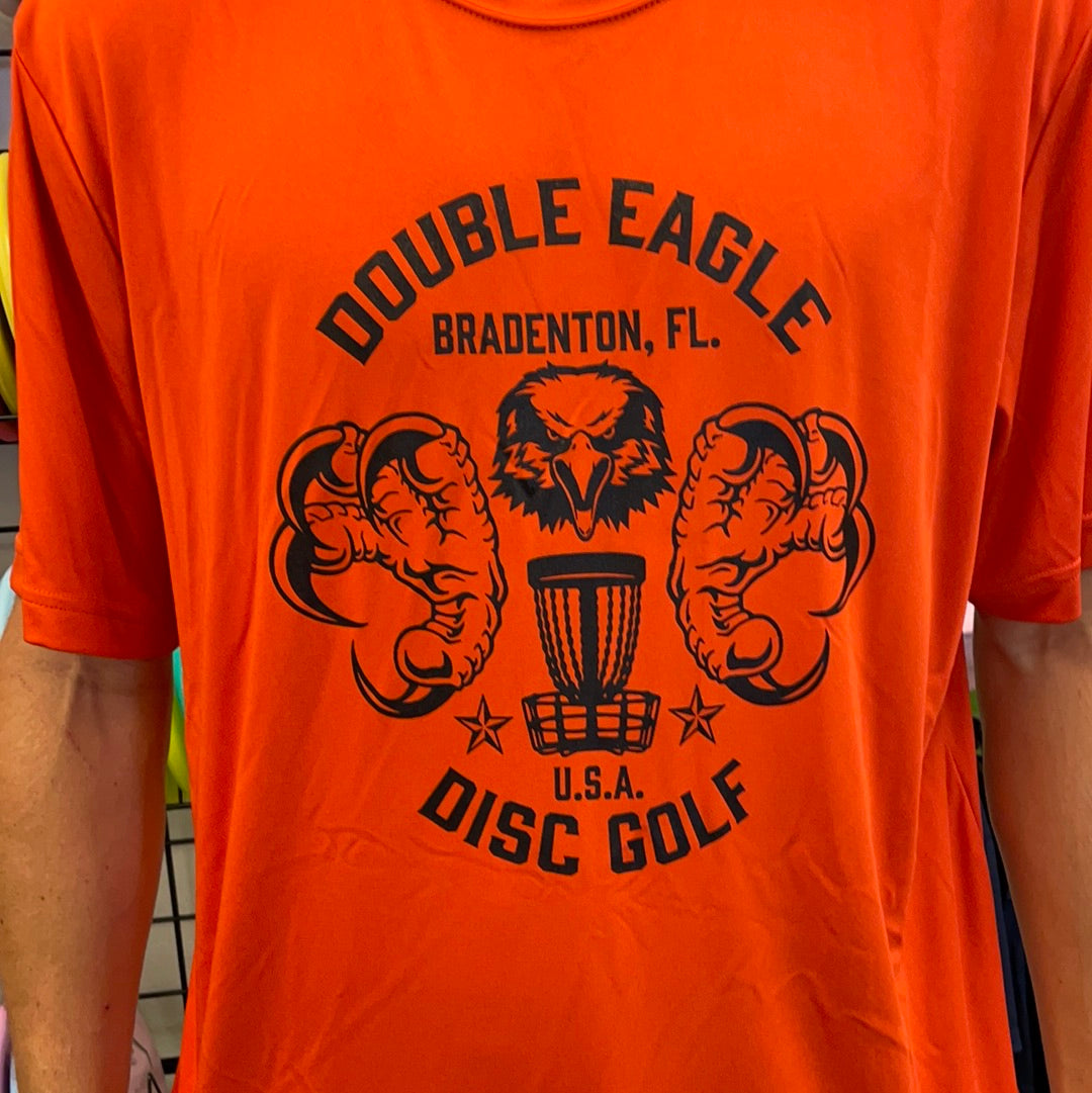 Double Eagle Orange dri fit shirt